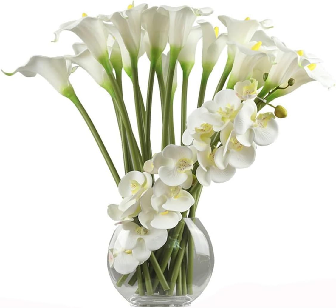 Lifelike Faux Flower Arrangements