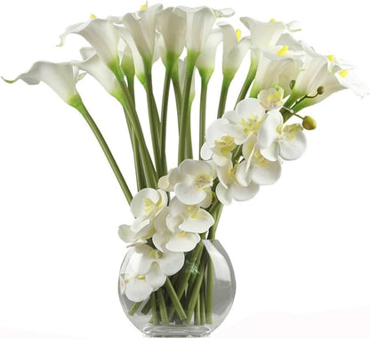 Lifelike Faux Flower Arrangements