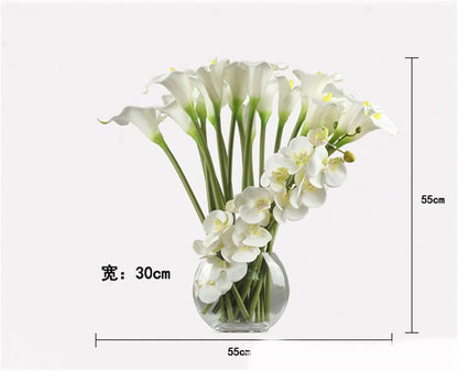 Lifelike Faux Flower Arrangements