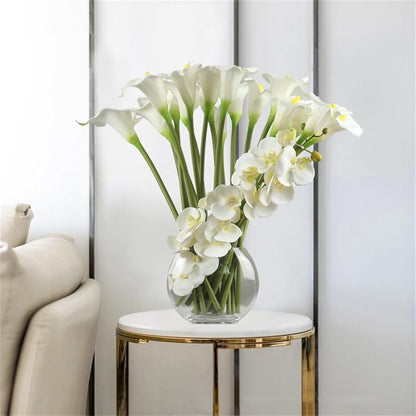 Lifelike Faux Flower Arrangements