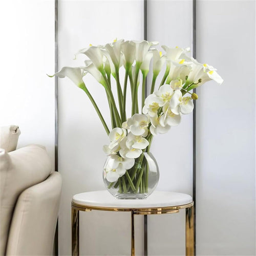 Lifelike Faux Flower Arrangements